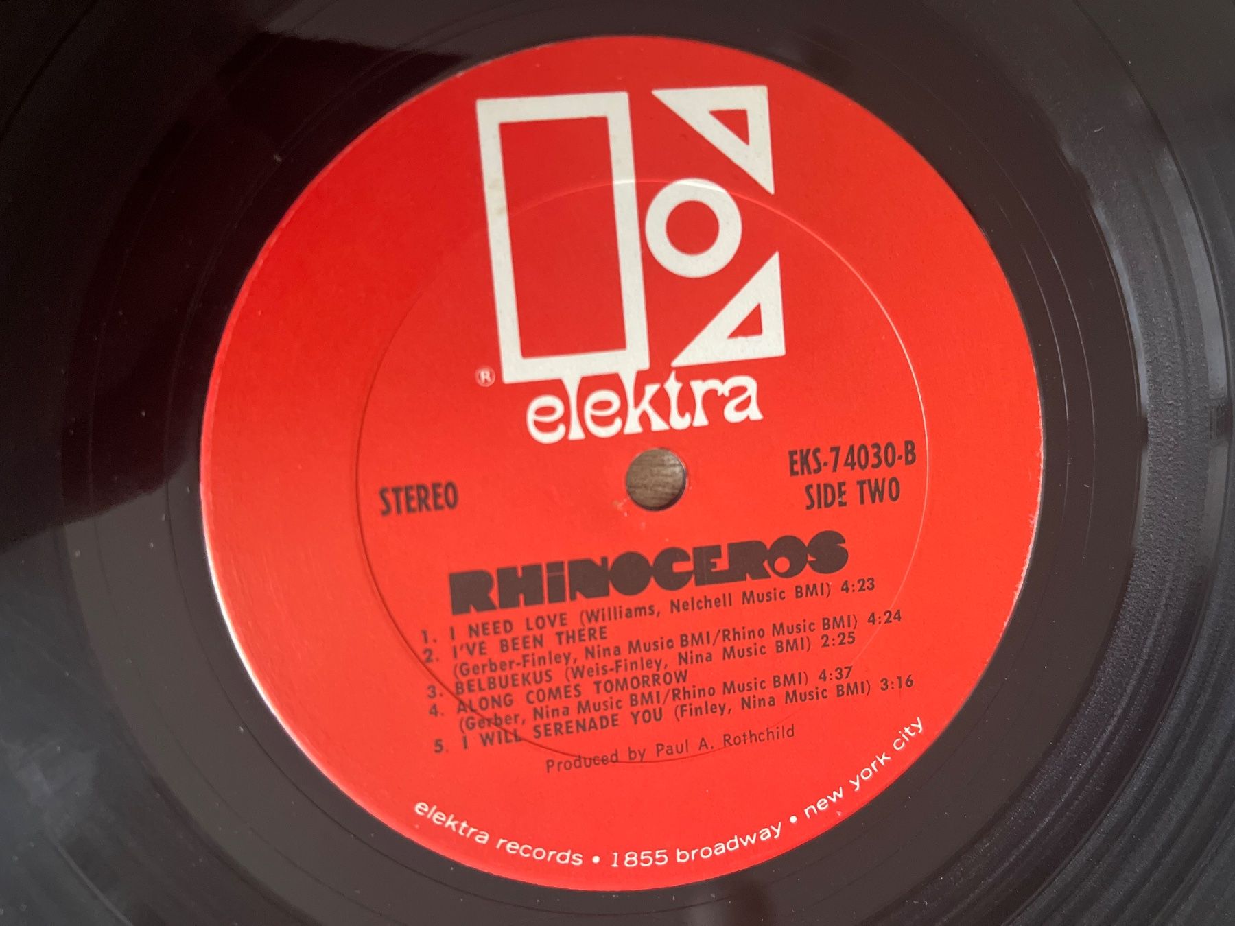 Dischi in vinile: S60/Rhinoceros – Usato da Frutigen venduto da Philippe_jsp 2