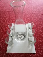 Weinkaraffe mit Gläser vom Micheli Schüpbach Schiessen