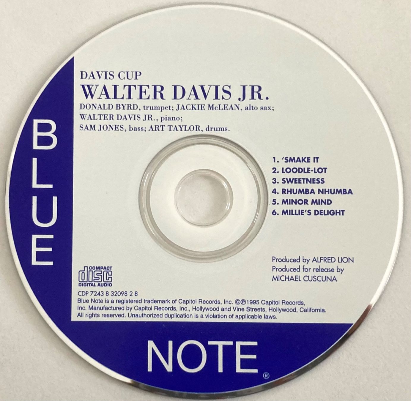 Vinyles: WALTER DAVIS JR. - DAVIS CUP – D'occasion à Poliez-Pittet par Newtown-Records 2
