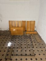 Grosses modulares Vintage String Regal mit Bar-Schrank