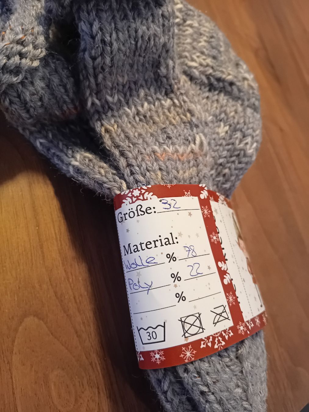 Calze per bambini: Handgestrickte warme Socken Gr. 32 in der Box – Nuovo (secondo la descrizione) da Burgdorf venduto da carodesign1 4