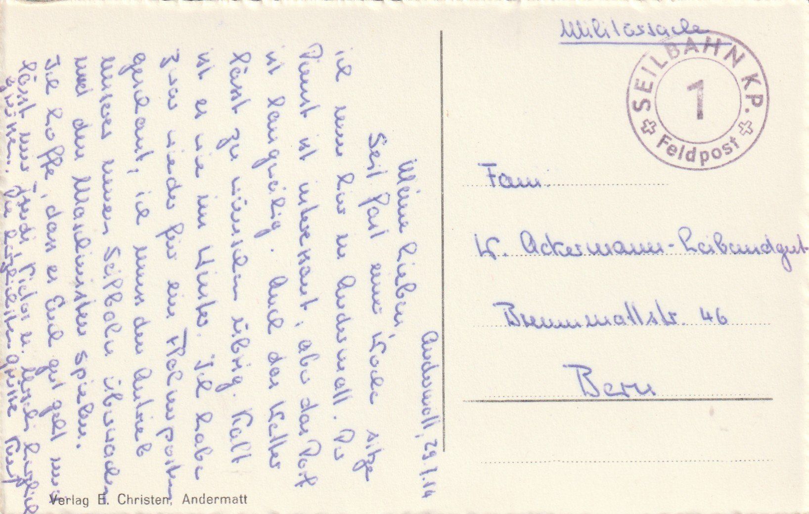 Cartes postales: Andermatt Kaserne – D'occasion à Rorschacherberg par fratovi2 1