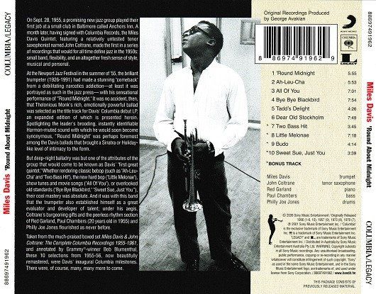 CD: Davis Miles: Round about midnight CD – Nuovo e nell'imballaggio originale da Steinhausen venduto da Vilivinili 1