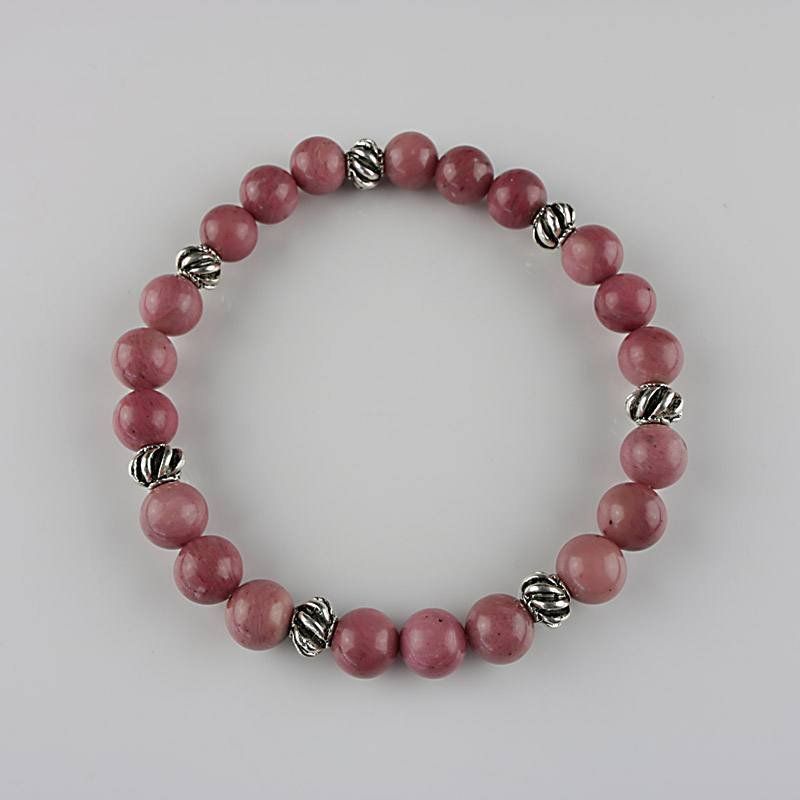 Bracciali & Braccialetti: Edelstein-Armband Rhodonit - Ø 8 – Nuovo e nell'imballaggio originale da Mauren venduto da Yeelen