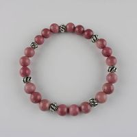 Edelstein-Armband Rhodonit - Ø 8