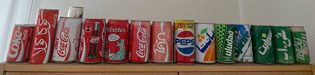 Geschirrsets: Cola Dosen und andere – Gebraucht aus Urtenen-Schönbühl von sandrabern01