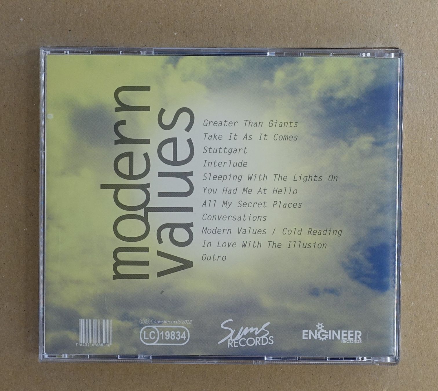 CD: Face The Front – Modern Values - T9 – Usato da Sessa venduto da discoverymedia 1