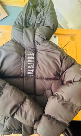 Trapstar Decoded 2022 Hooded Puffer Jacke Schwarz XS