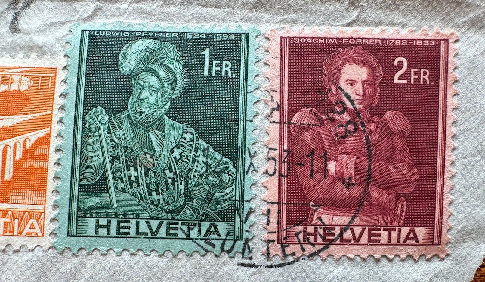 Tutti i francobolli: Oberst Joachim Forrer – Usato da Weesen venduto da Sombrero22 1