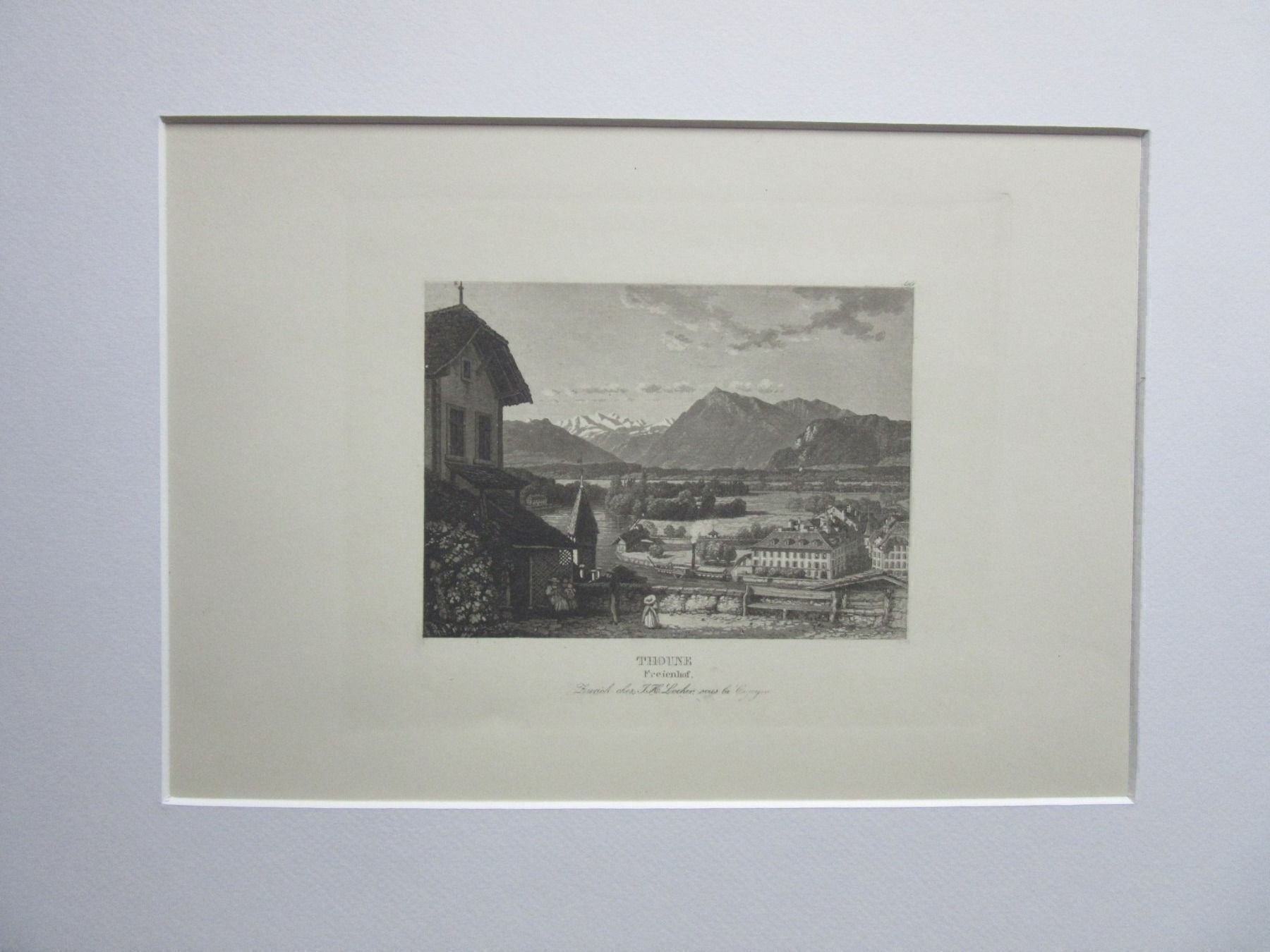 Incisioni: THUN STICH MIT PASSEPARTOUT – Usato da Gersau venduto da kunst-online 1
