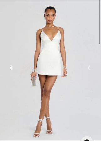 Mini Dress  /Wedding/ satin size XS