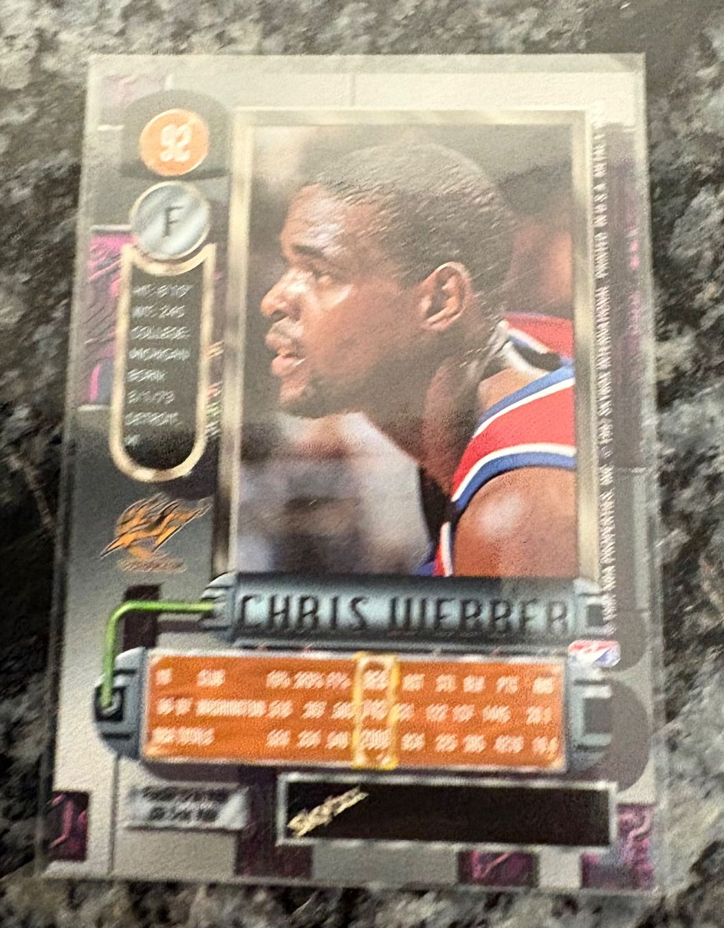 Nba Carte collezionabili: NBA Chris Webber Skybox Metal Universe Card – Nuovo (secondo la descrizione) da Muttenz venduto da joba23 1