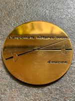 Schweizer Militär Fecht-Meisterschaft 1936 Medaille mit Etui