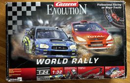 Carrera Evolution World Rally 25340 Rennbahn Set gebraucht