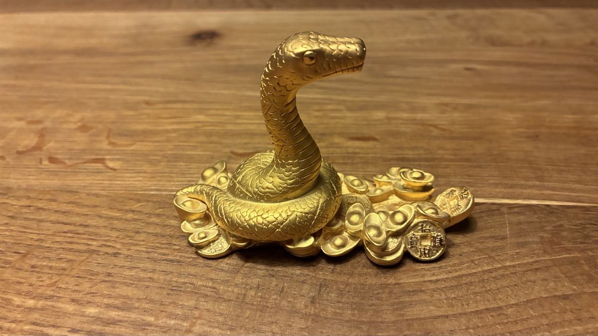 Statuette: Risis gold snake 24k – Usato da Zürich venduto da bocusio