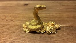 Statuette serpent en or Risis gold snake 24k