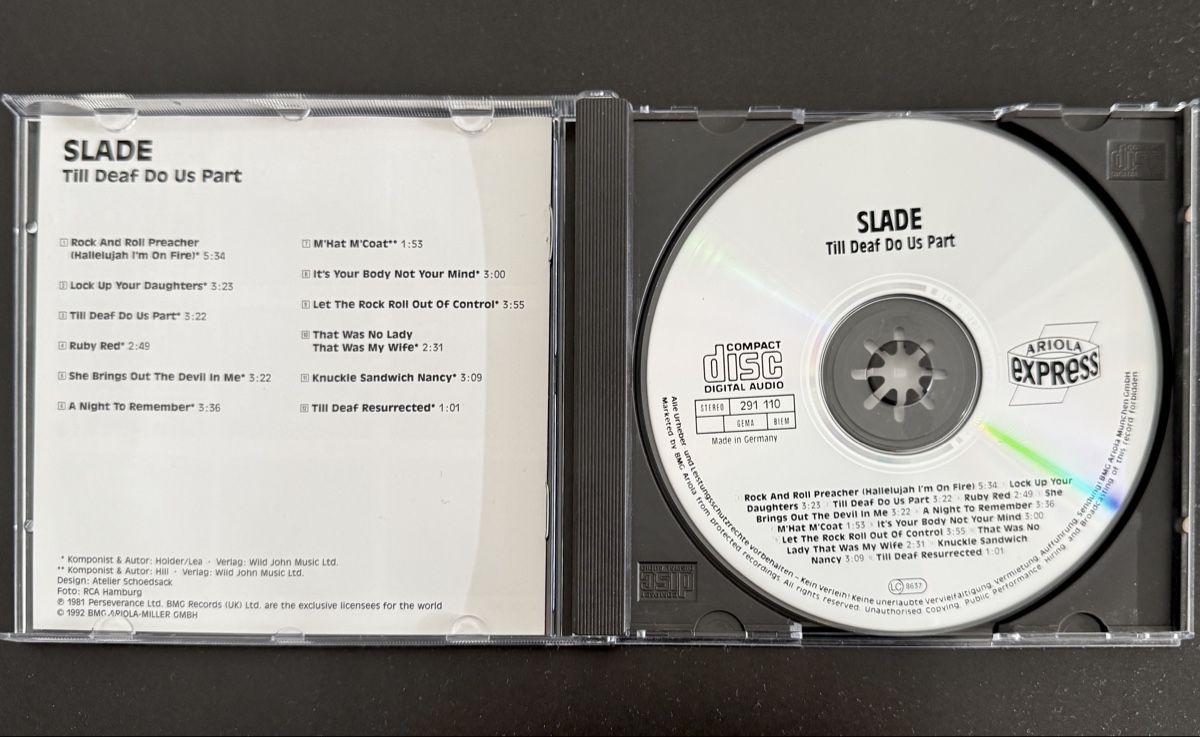 CD: CD Slade - Till Deaf Do Us Part – Usato da Zürich venduto da tomakomai 2