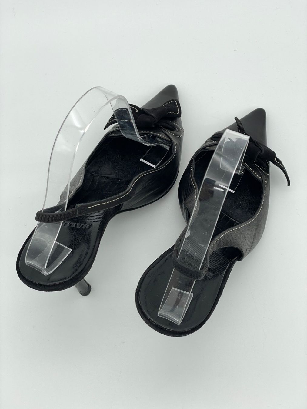 Bally Scarpe da donna: Bally Pointed Toe Bow Slingback EU 38 Schwarz – Usato da Zürich venduto da shoe_shop 3