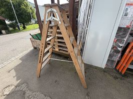 Bockleiter 140cm aus Holz