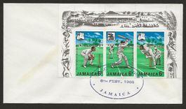 1968 JAMAICA FDC M.C.C. Tour of Westindies
