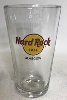 grosses Trinkglas Hard Rock Cafe Glasgow