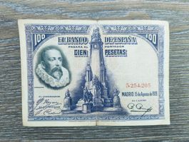 Spanien 100 Pesetas 1928 !!!!!