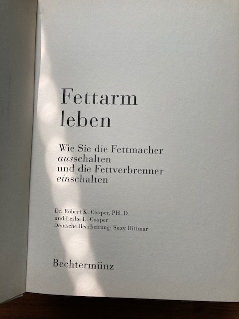 Bücher: Buch: Fettarm leben – Gebraucht aus Pfäffikon ZH von GZHDZV 4