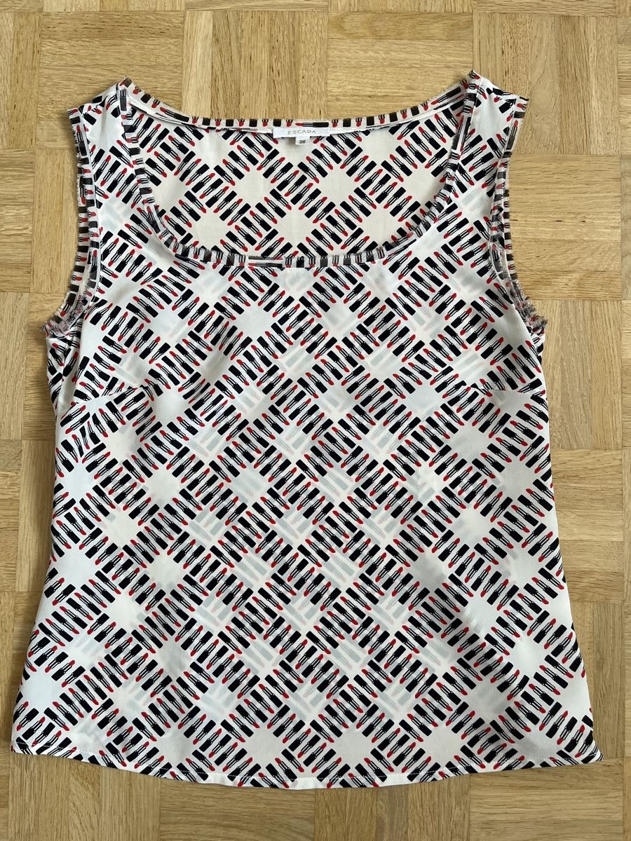 Escada Top: Escada Shirt, Gr. 34/36, Seidentop – Usato da Zürich venduto da Kleanthy 3