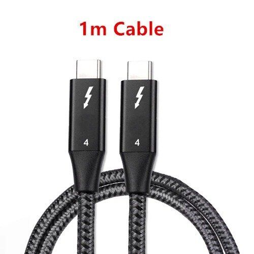 Cavi: USB4.0 Thunderbolt 4  USB C Data Kabel 40Gbps 240W 8K – Nuovo (secondo la descrizione) da Kirchdorf AG venduto da Restposten110 3