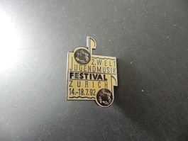 Abzeichen - 2. Welt Jugendmusik Festival Zürich 1992