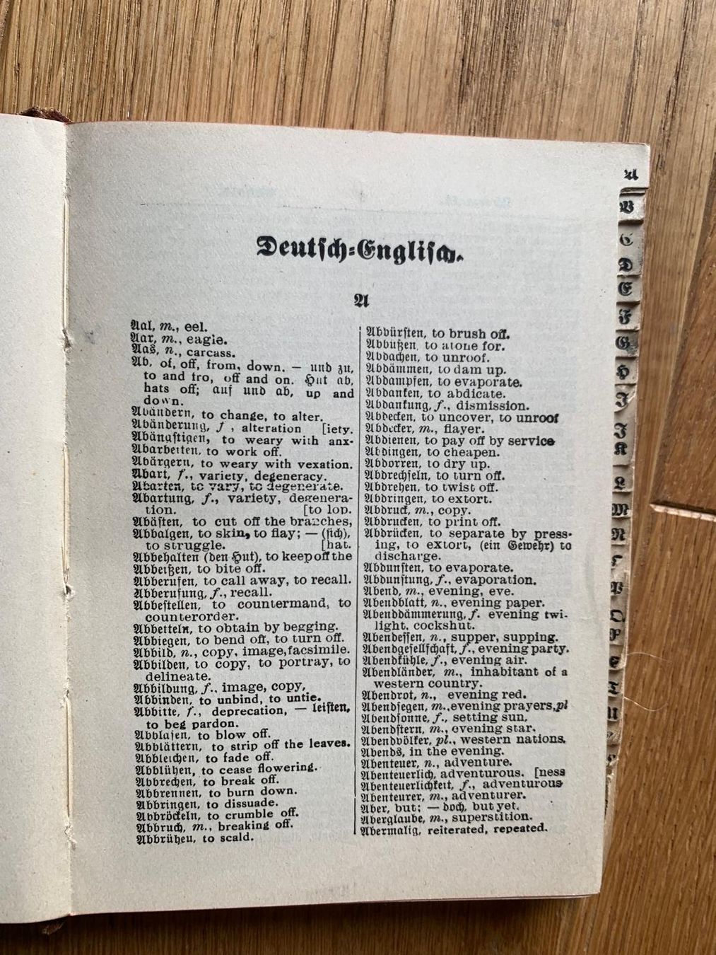 Bücher: Antiker Dictionary German-English – Gebraucht aus Grossdietwil von fab_8bdy 4