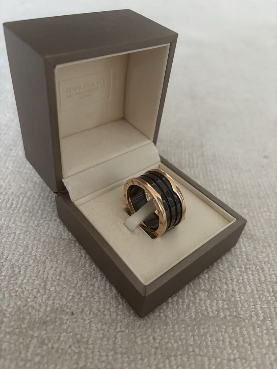 Bulgari Anelli: Bulgari B.zero1 Ring Roségold & Schwarz Gr. 67 mit Box – Nuovo (secondo la descrizione) da Altendorf venduto da Cdemasi 2
