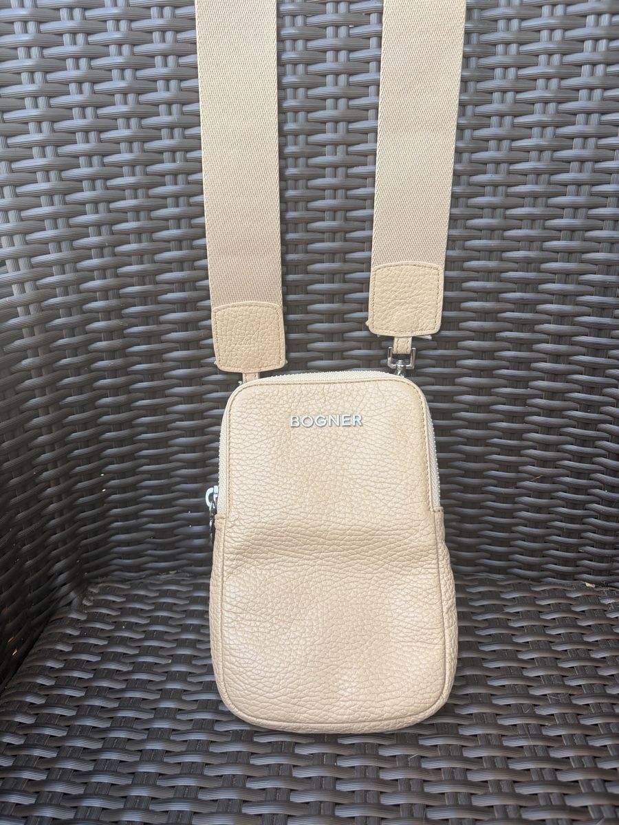 Bogner Borse da donna: Bogner Tasche Leder beige Damen  – Usato da Oberiberg venduto da tschalunbiker 2