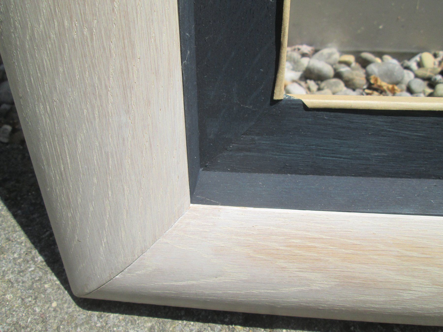 Cornici: 2 prof. gefertigte Bilderrahmen, Eiche / 165x133 und 116x96 – Usato da Rapperswil SG venduto da designandmore 1