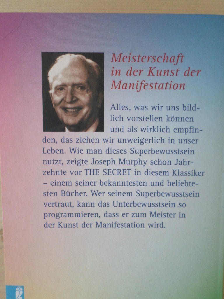 Libri: Das Super Bewusst Sein / Dr. Joseph Murphy – Usato da Liestal venduto da man_7bt6 1