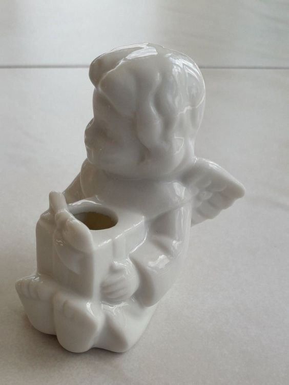 Figuren: Porzellan Kerzen Engel – Neu und originalverpackt aus Winistorf von acreativ 2