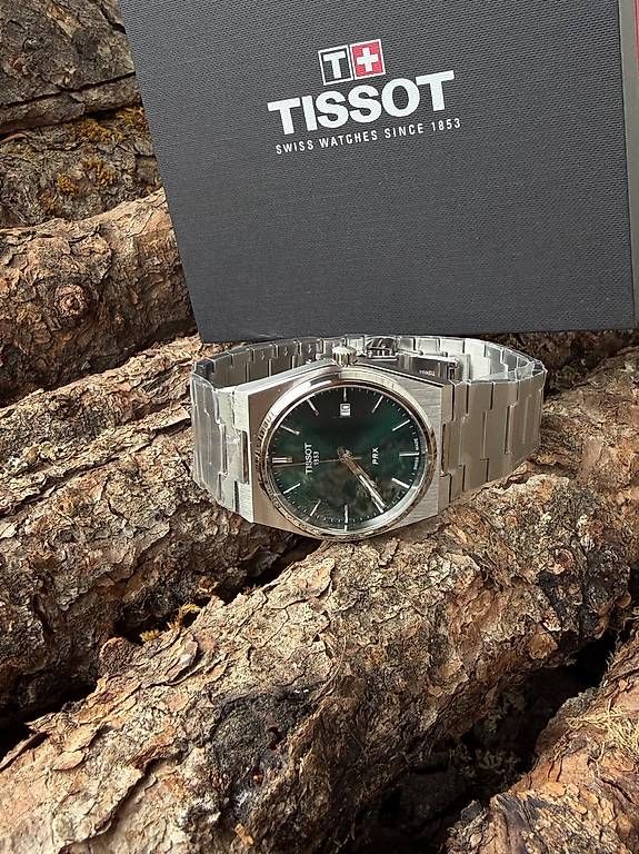 Orologi: Tissot PRX 40mm Grün – Nuovo e nell'imballaggio originale da Monthey venduto da vla_x7fz 4