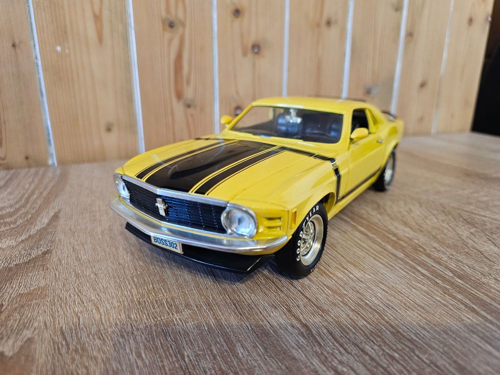 70'Ford Mustang Boss 302 1:18 (Gebraucht) in Goldingen für CHF 20 - mit