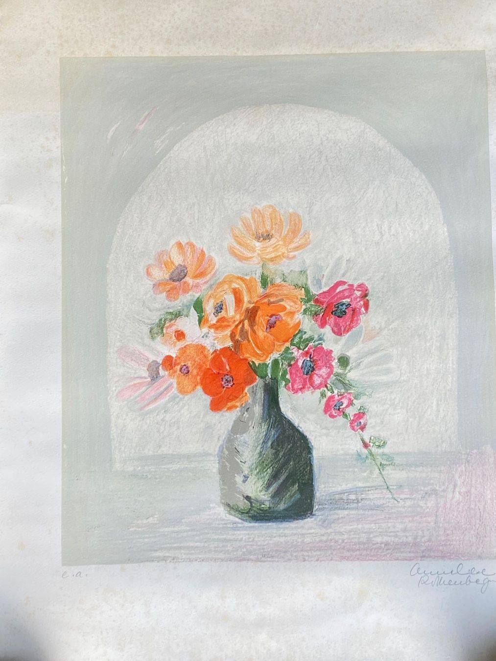 Gemälde: Blumenaquarell Anneliese Rothenberger – Neu (gemäss Beschreibung) aus Kreuzlingen von don_ueli6wb5 2