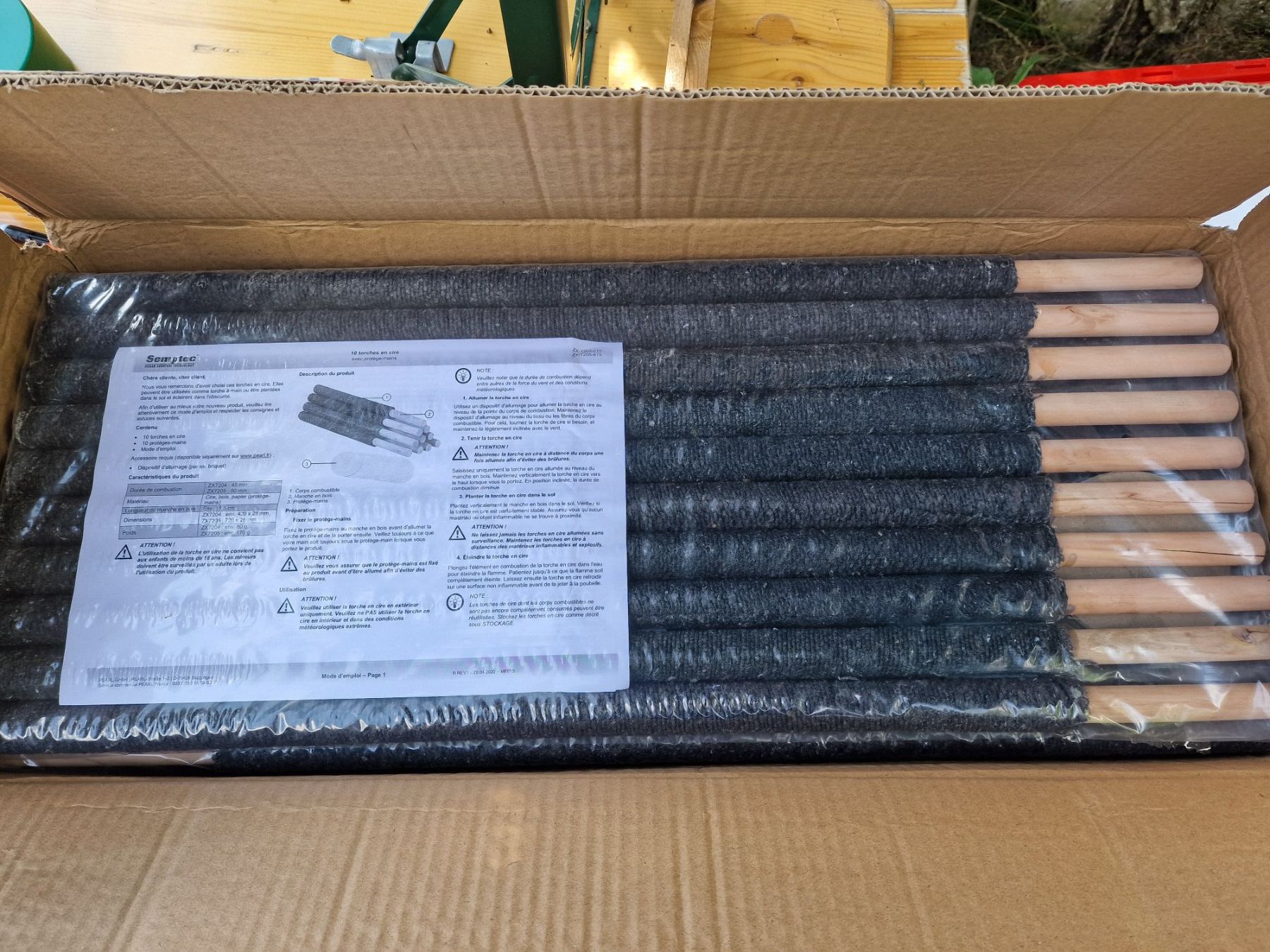 Candele: 50 Fackeln – Nuovo e nell'imballaggio originale da Flüelen venduto da novena 3