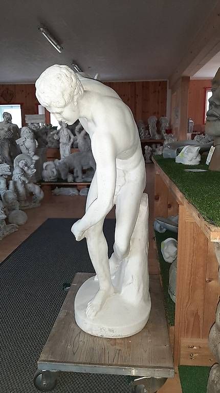Statuette: Diskuswerfer Diskobolos - Statue, Gartenfigur, Betonfigur – Usato da Ricken SG venduto da Bobo66 1