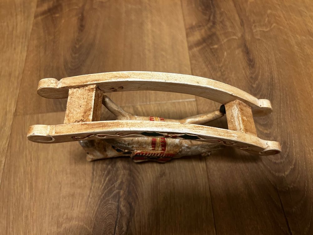 Generisch Vintage Schaukelpferd-Figur Aus Holz, Nor Produktbild-Vorschau 6