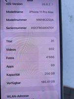 Apple iPhone 11 Pro Max 256 GB gebrauchter Zustand