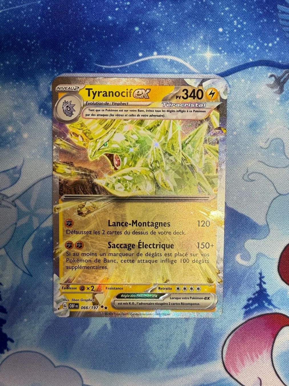 Pokémon Carte collezionabili: Tyranocif EX - OBF 066 FR – Nuovo (secondo la descrizione) da Courgenay venduto da ScamBoxOff