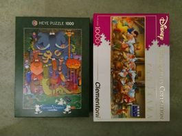 Puzzle-Set "Mordillo" und "Disney"