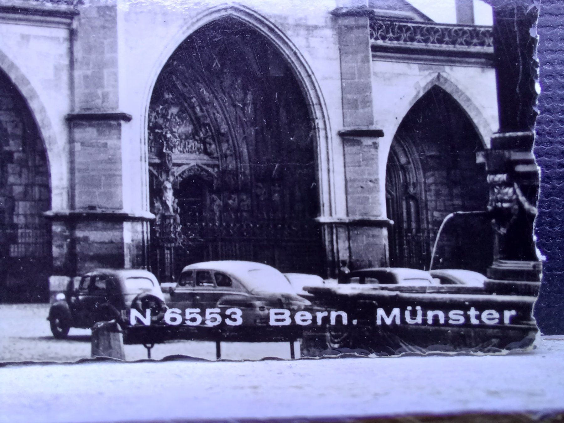 Cartoline postali: N 6553, BERN, Münster, BE – Usato da Aarau Rohr venduto da mgvw 1