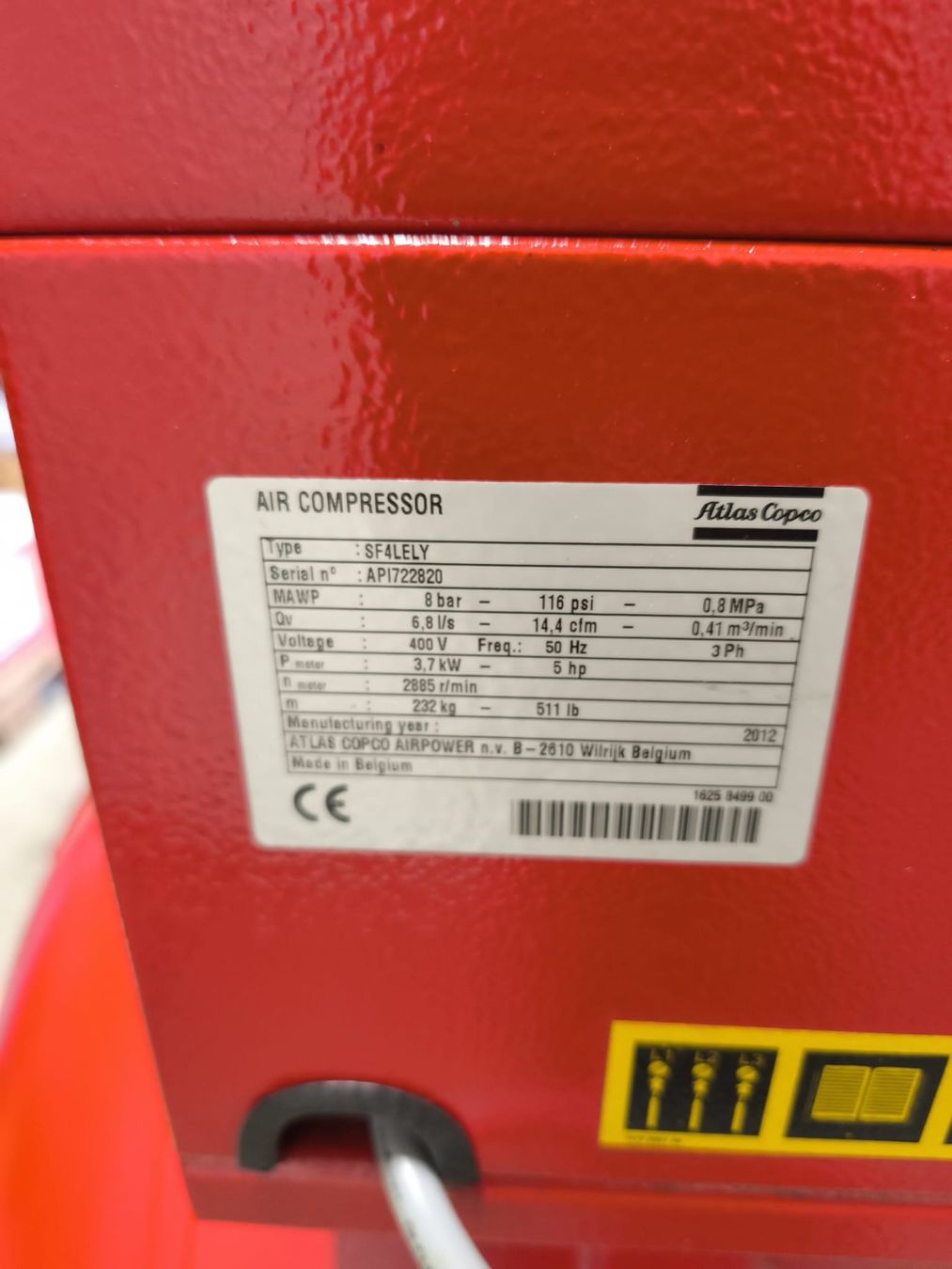 Atlas Copco Compressori: Kompressor Atlas Copco – Usato da Härkingen venduto da LELYcenter 6