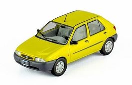 Ford Fiesta IV CLX 1995-1999 gelb / grau   1:43 von Altaya /