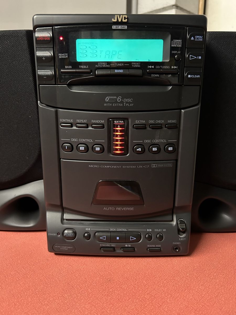 JVC Lecteur multimedia & Streamer: JVC Micro Component System UX-C7 mit 6-Disc Wechsler und Rad – D'occasion à Lanzenhäusern par vic63 1