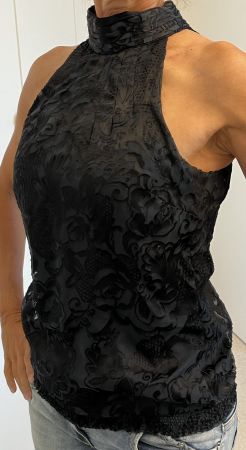 Top Bluse Shirt Mexx S, schwarz